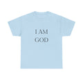 I AM GOD / SO ARE YOU Tee — Inspirational Minimalist Statement T-Shirt