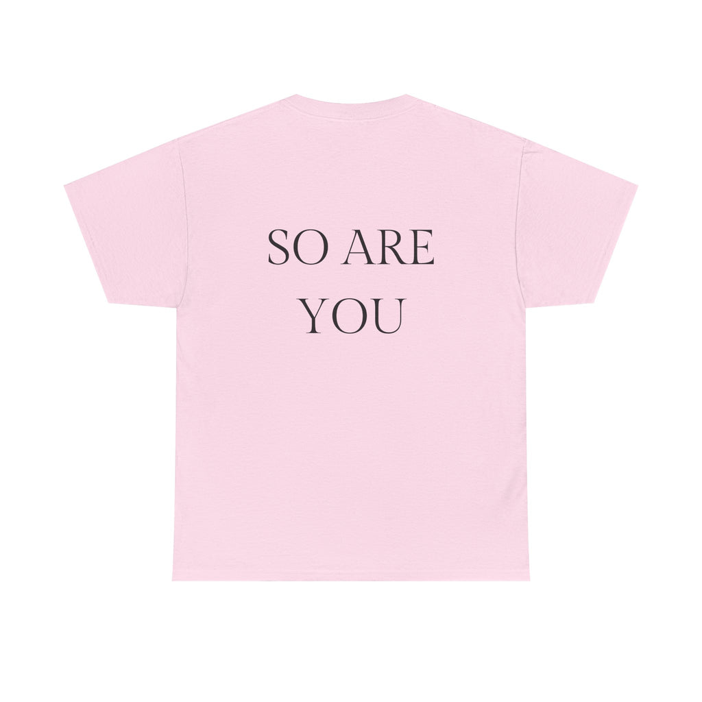 I AM GOD / SO ARE YOU Tee — Inspirational Minimalist Statement T-Shirt