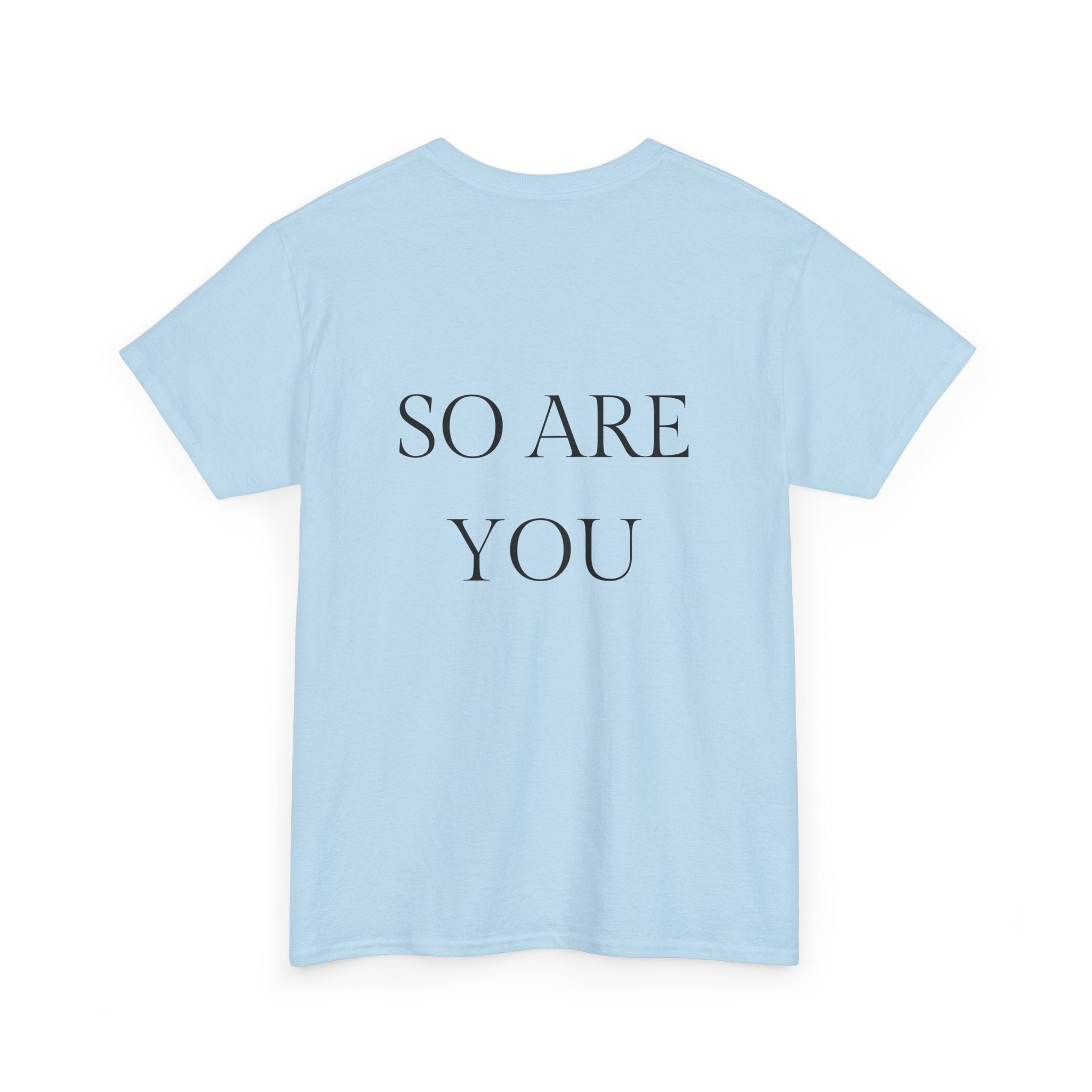 I AM GOD / SO ARE YOU Tee — Inspirational Minimalist Statement T-Shirt