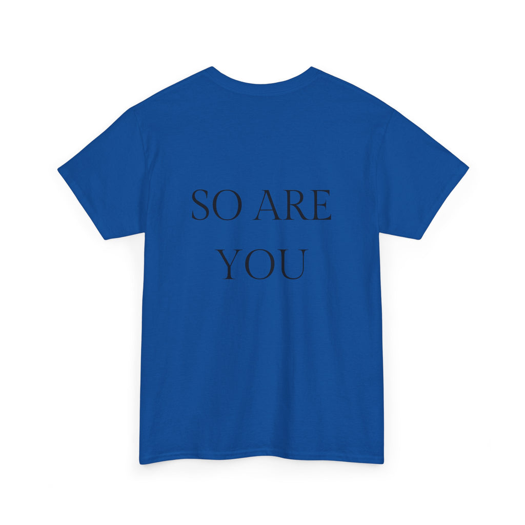 I AM GOD / SO ARE YOU Tee — Inspirational Minimalist Statement T-Shirt
