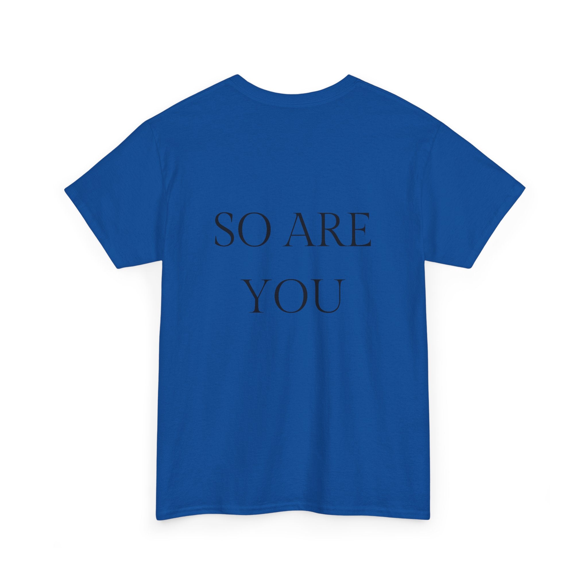I AM GOD / SO ARE YOU Tee — Inspirational Minimalist Statement T-Shirt