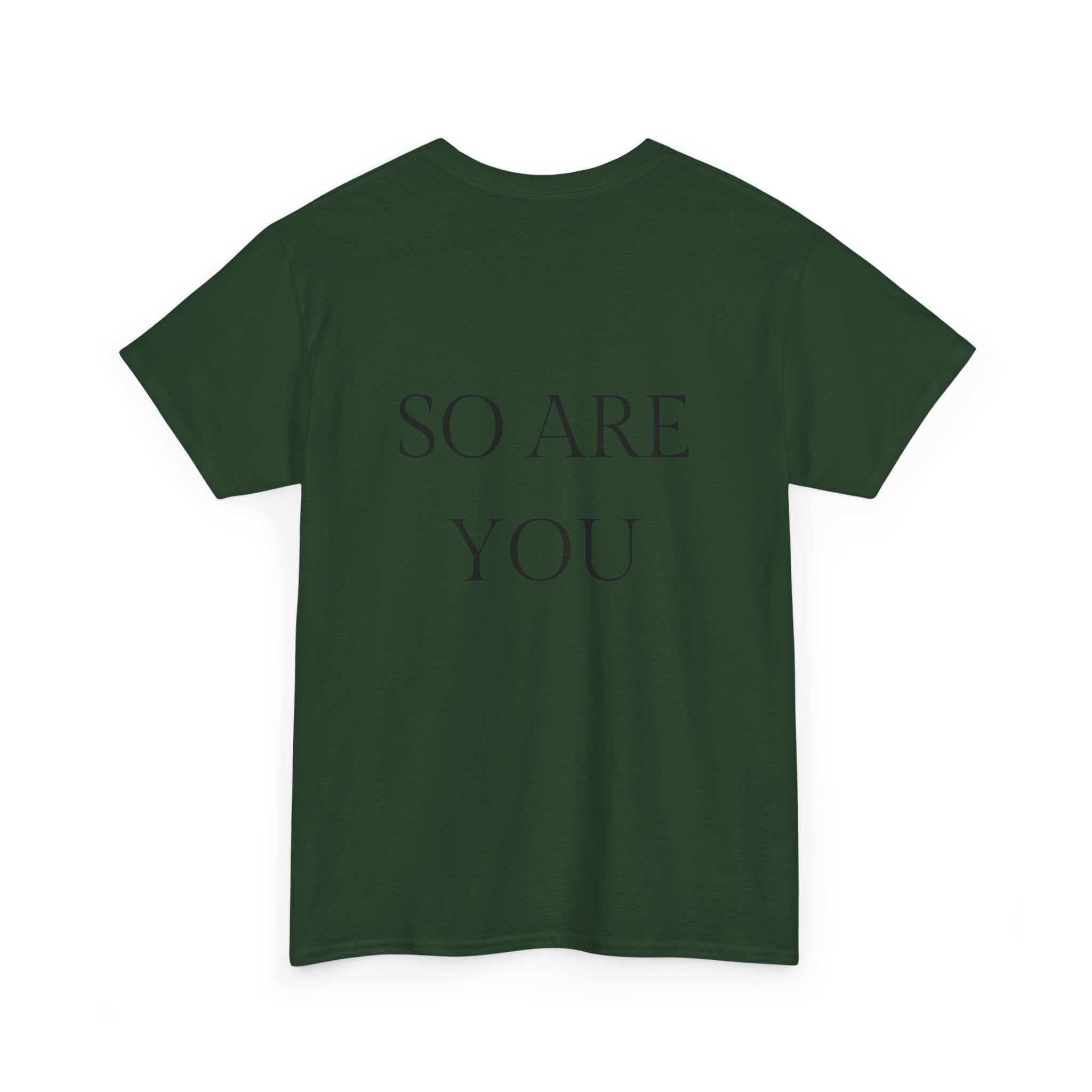 I AM GOD / SO ARE YOU Tee — Inspirational Minimalist Statement T-Shirt